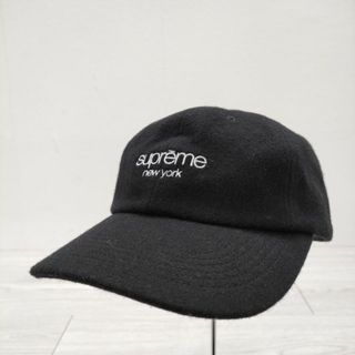 【美品】supreme キャップ ウール素材 黒