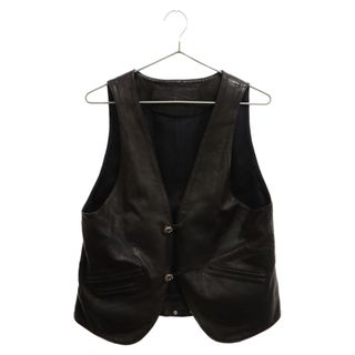 クロムハーツ(Chrome Hearts)のCHROME HEARTS クロムハーツ CLASSIC 2B DSTRY クラシック2Bゴートレザーベスト ブラック(ベスト)