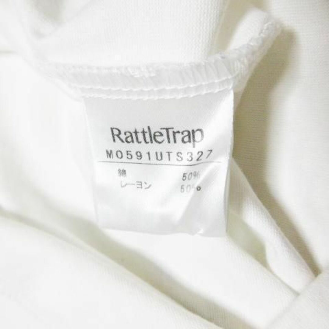 RATTLE TRAP(ラトルトラップ)のラトルトラップ Tシャツ 半袖 プリント アロハ S 白 220725AO2A メンズのトップス(Tシャツ/カットソー(半袖/袖なし))の商品写真