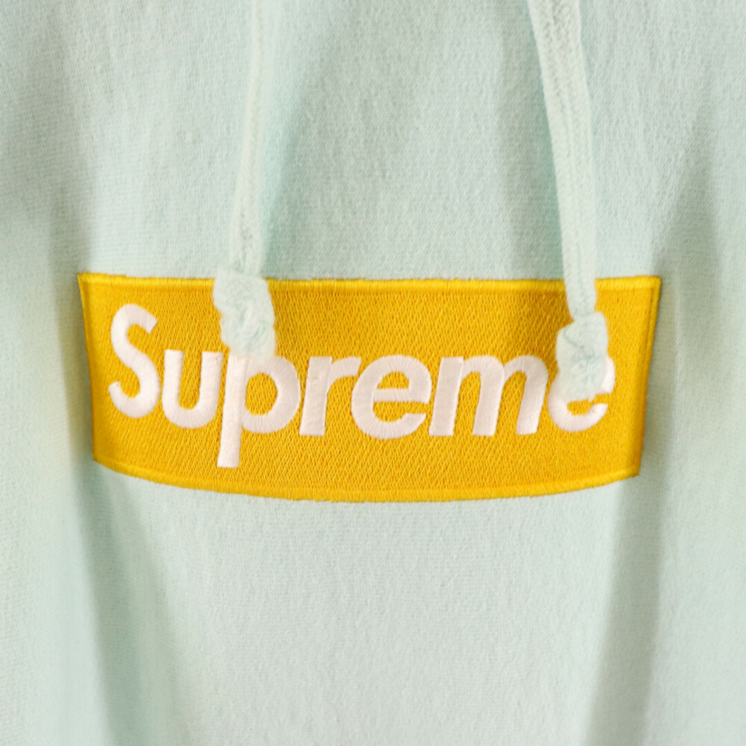 Supreme(シュプリーム)のSUPREME シュプリーム 17AW Box Logo Hooded Sweatshirt ボックスロゴ フーデッド スウェット パーカー ブルー/イエロー メンズのトップス(パーカー)の商品写真