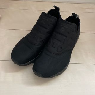 リーボック(Reebok)のリーボック 23.5 スリッポン　黒(スニーカー)