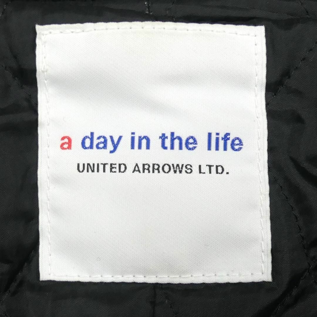 UNITED ARROWS(ユナイテッドアローズ)のユナイテッドアローズ スタジャン レザー ブルゾン本革 M 黒 HH9365 メンズのジャケット/アウター(スタジャン)の商品写真