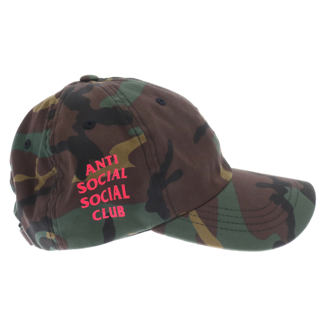 ANTI SOCIAL SOCIAL CLUB(アンチソーシャルソーシャルクラブ)のANTI SOCIAL SOCIAL CLUB アンチソーシャルソーシャルクラブ Weird Cap カモ柄 ブリーチ柄ロゴプリント 6パネルキャップ 帽子 ブラウン/カモ メンズの帽子(キャップ)の商品写真