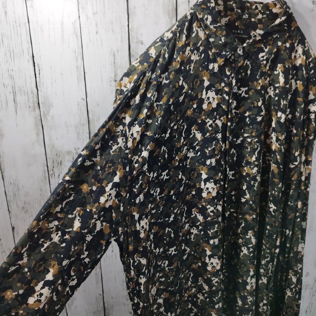 ZARA(ザラ)の【ZARA】Camo Patterned Rayon Shirt　D284 メンズのトップス(シャツ)の商品写真