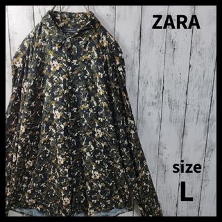 ザラ(ZARA)の【ZARA】Camo Patterned Rayon Shirt　D284(シャツ)