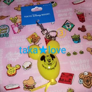 ディズニー(Disney)のﾌﾟﾛﾌ&商品説明必読◆TDR購入◆ﾐｯｷｰﾊﾞﾙｰﾝｷｰﾁｪｰﾝ♪ｲｴﾛｰ♪③(その他)