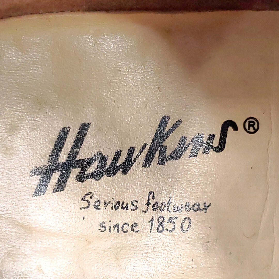 HAWKINS(ホーキンス)のスチールトゥ★HAWKINS★25.0cmレザーエンジニアブーツ茶 SZS19 メンズの靴/シューズ(ブーツ)の商品写真