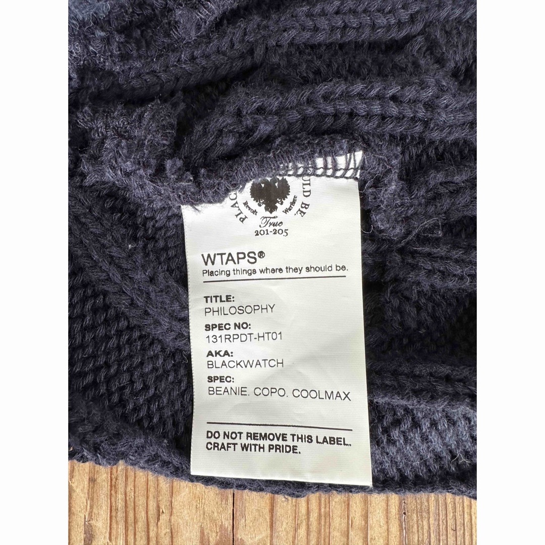 W)taps(ダブルタップス)のWTAPS  ニットキャップ Navy メンズの帽子(ニット帽/ビーニー)の商品写真