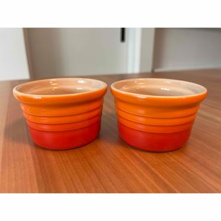 ルクルーゼ(LE CREUSET)のル・クルーゼ　ラムカン　オレンジ(食器)