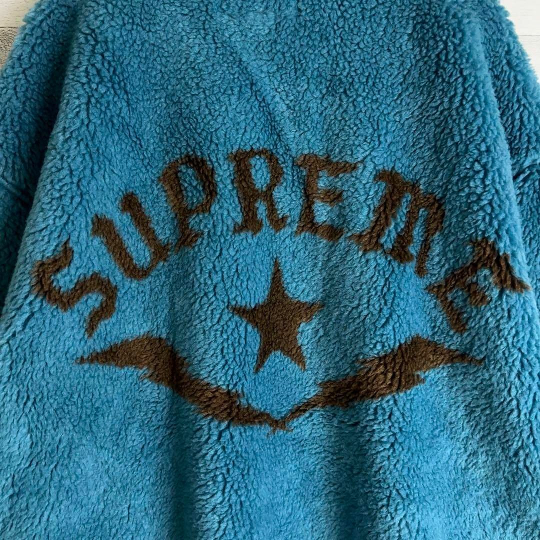 Supreme(シュプリーム)の8624【希少XLサイズ】シュプリーム☆アーチロゴ フリースジャケット　美品 メンズのジャケット/アウター(ブルゾン)の商品写真