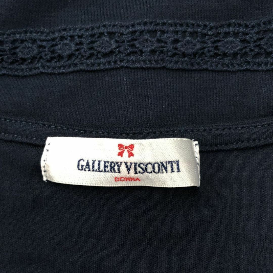 GALLERY VISCONTI(ギャラリービスコンティ)の美品 GALLERY VISCONTI ワンピース ネイビー 2 レディースのトップス(チュニック)の商品写真