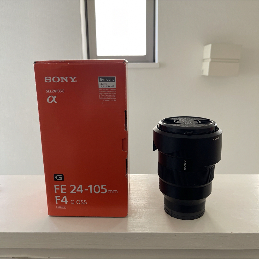 SONY(ソニー)のSONYソニー FE 24-105 F4 G OSS保護フィルター付き スマホ/家電/カメラのカメラ(レンズ(ズーム))の商品写真