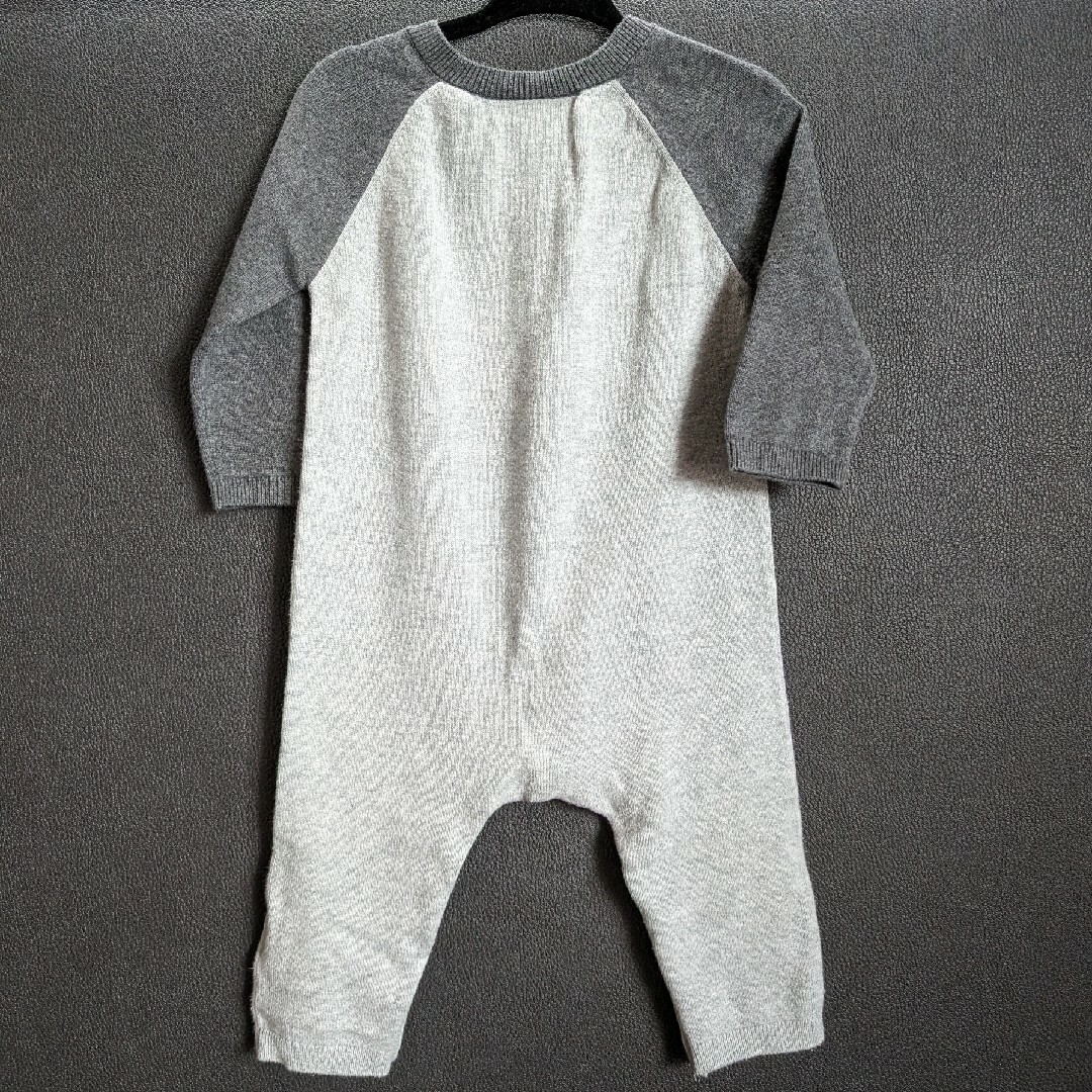 babyGAP(ベビーギャップ)のbabygap　ロンパース　ニット　バットマン キッズ/ベビー/マタニティのベビー服(~85cm)(ロンパース)の商品写真