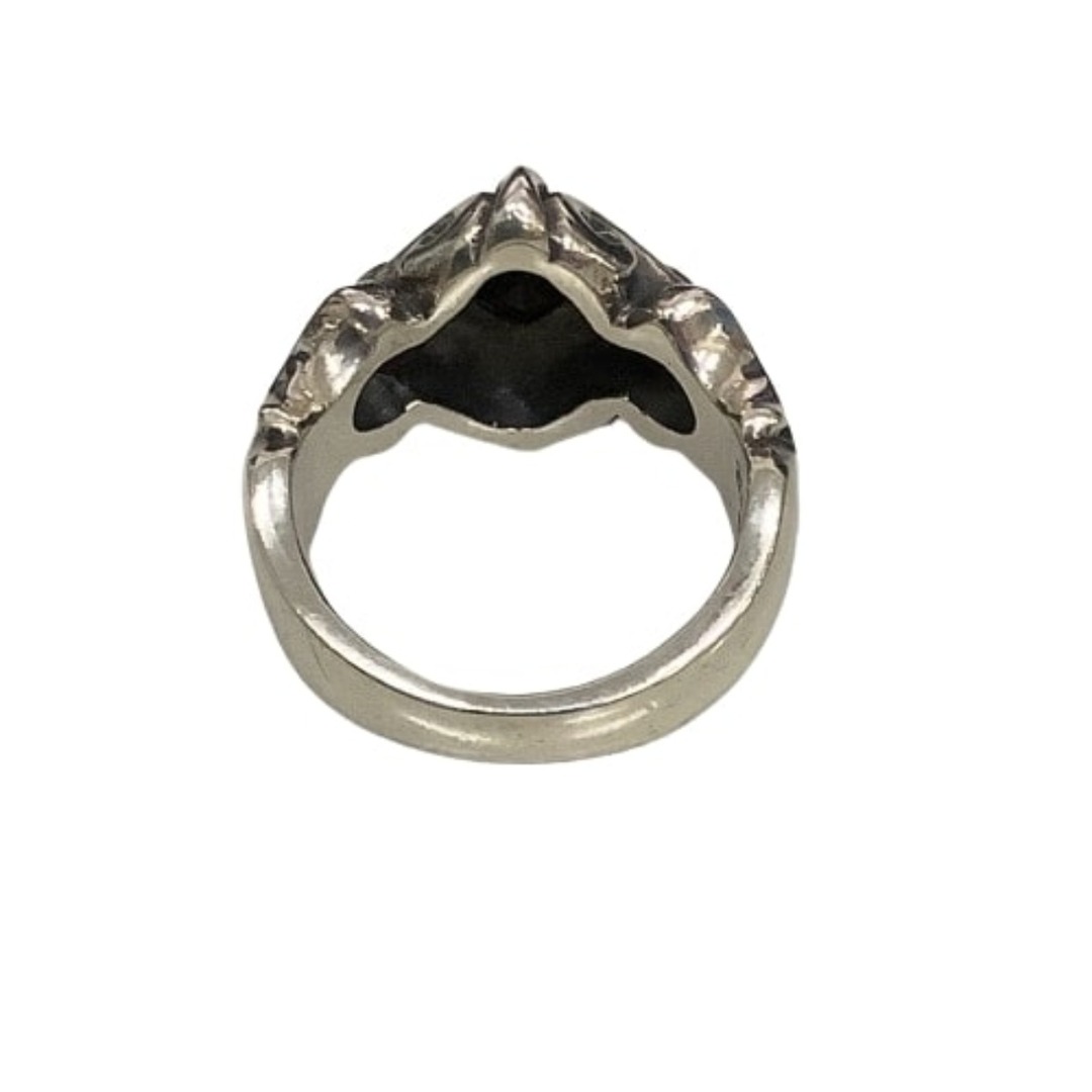 ♪♪m's collection エムズコレクション アクセサリー  リング 指輪 SILVER925 黒色石 7号 レディースのアクセサリー(リング(指輪))の商品写真
