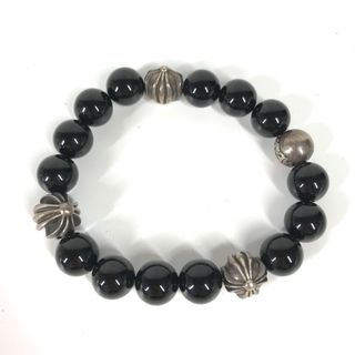 カラーシルバー◯美品CHROME HEARTS クロムハーツ オニキス ブレスレット ◯