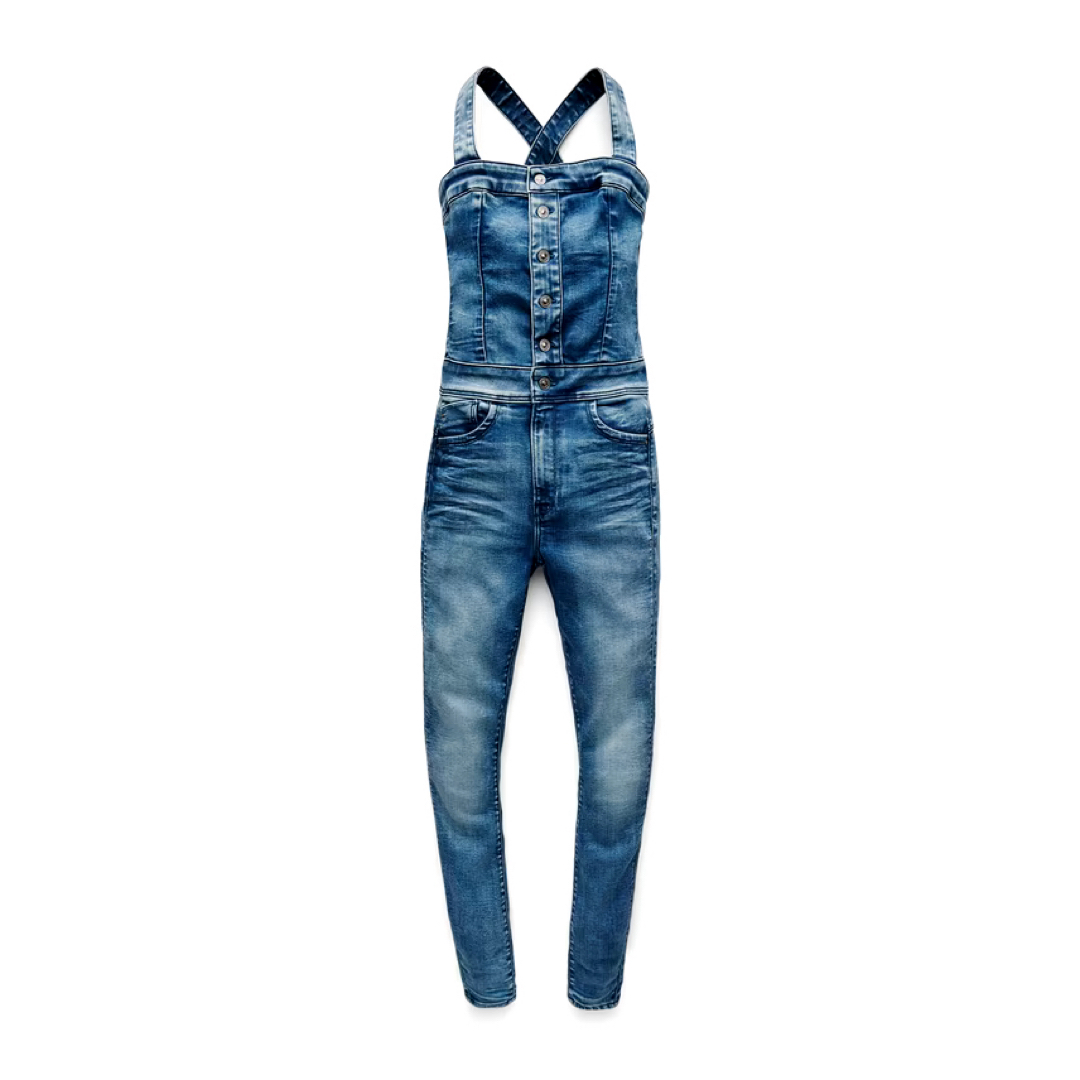 G-STAR RAW(ジースター)のG-star raw lynn pinafore jupmsuit S レディースのパンツ(デニム/ジーンズ)の商品写真