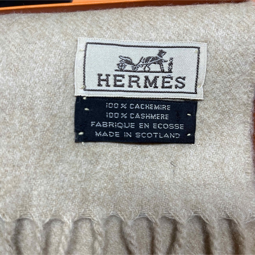 Hermes(エルメス)のHERMES カシミヤ 100%マフラー レディースのファッション小物(マフラー/ショール)の商品写真