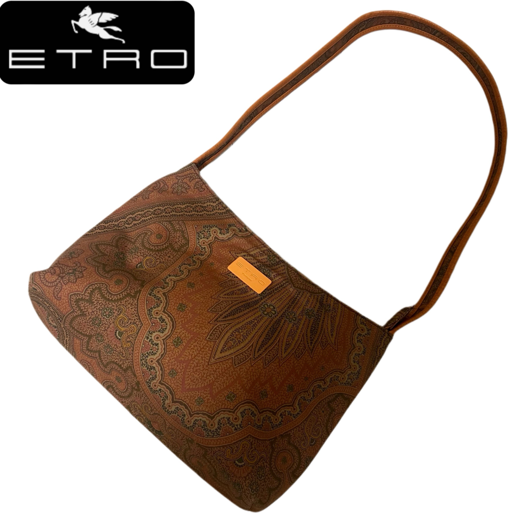 ETRO(エトロ)の【美品】ETRO エトロ　ペイズリー柄　ワンハンドルショルダーバッグ レディースのバッグ(ショルダーバッグ)の商品写真