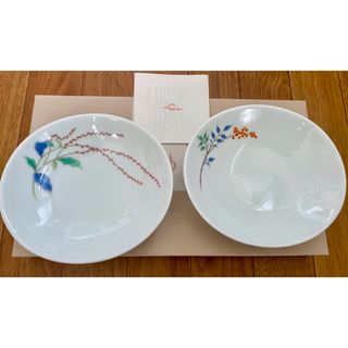 深川製磁 - SALE✨新品⭐️深川製磁 ブルーチャイナ 菊中割盛皿 大皿 4