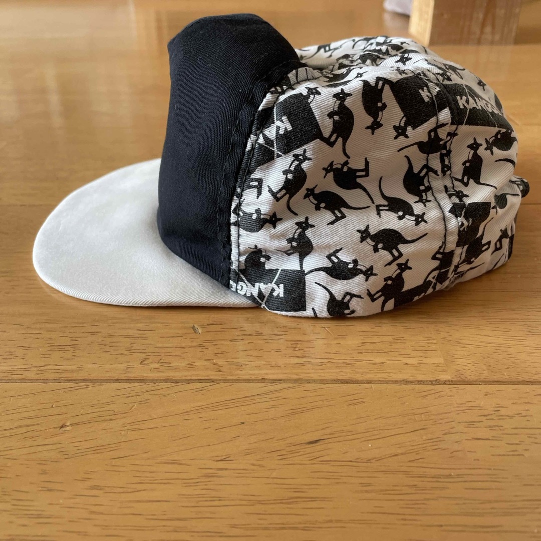 KANGOL(カンゴール)の90年ヴィンテージ カンゴールKANGOL キャップ 帽子 総柄 白黒 モノクロ メンズの帽子(キャップ)の商品写真