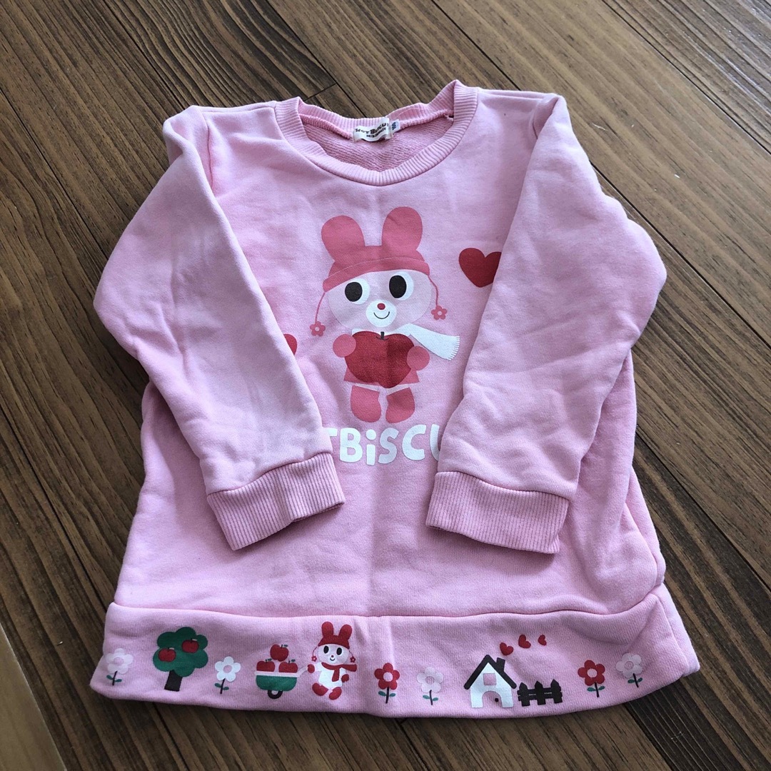 mikihouse(ミキハウス)のミキハウス♡トレーナー♡ピンク キッズ/ベビー/マタニティのキッズ服男の子用(90cm~)(Tシャツ/カットソー)の商品写真