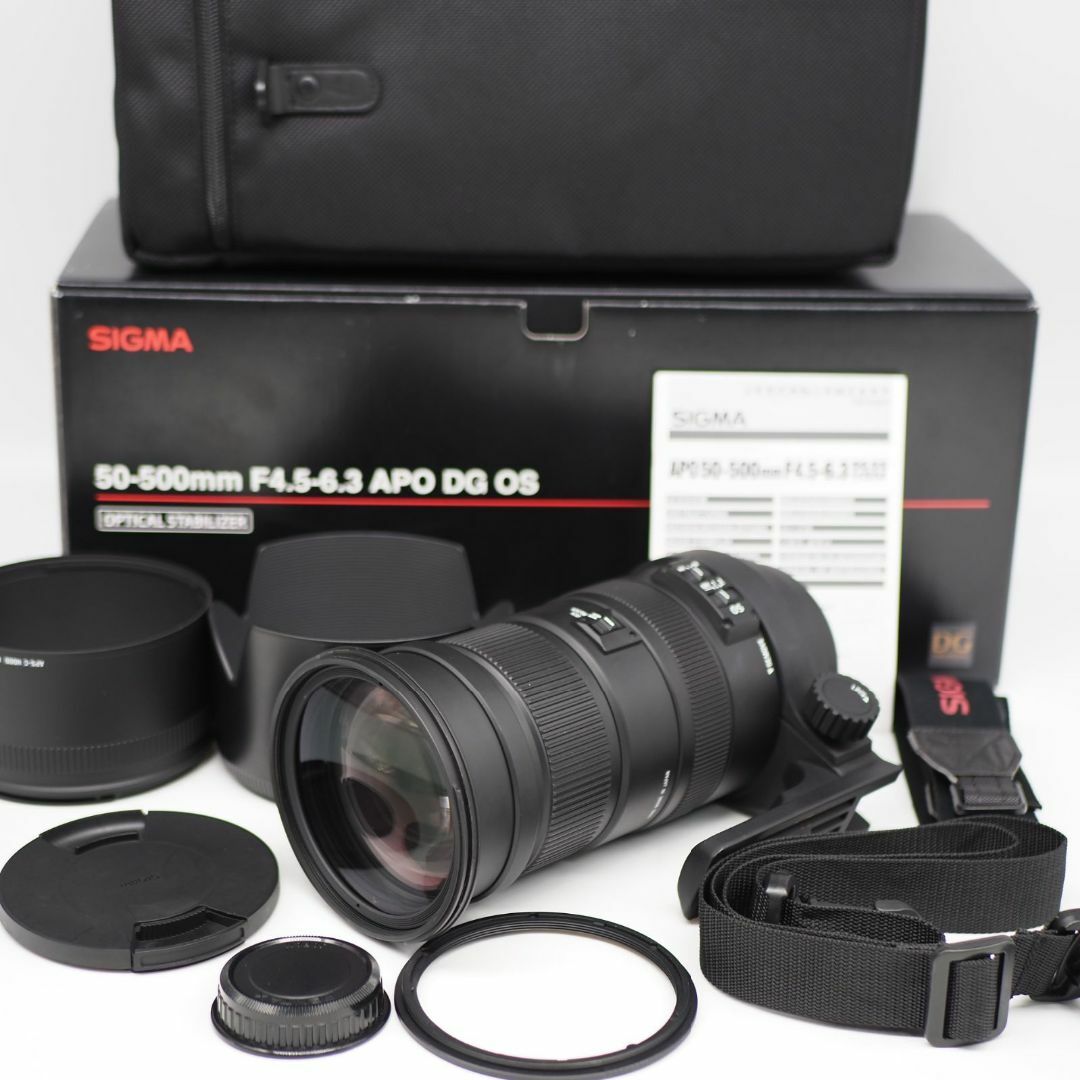 SIGMA(シグマ)のAPO 50-500mm F4.5-6.3 DG OS HSM ペンタックス用 スマホ/家電/カメラのカメラ(レンズ(ズーム))の商品写真