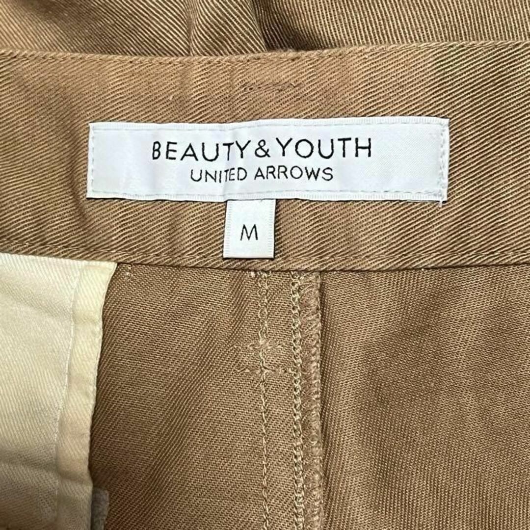 BEAUTY&YOUTH UNITED ARROWS(ビューティアンドユースユナイテッドアローズ)のBEAUTY & YOUTH UNITED ARROWSブラウンショートパンツ レディースのパンツ(ショートパンツ)の商品写真