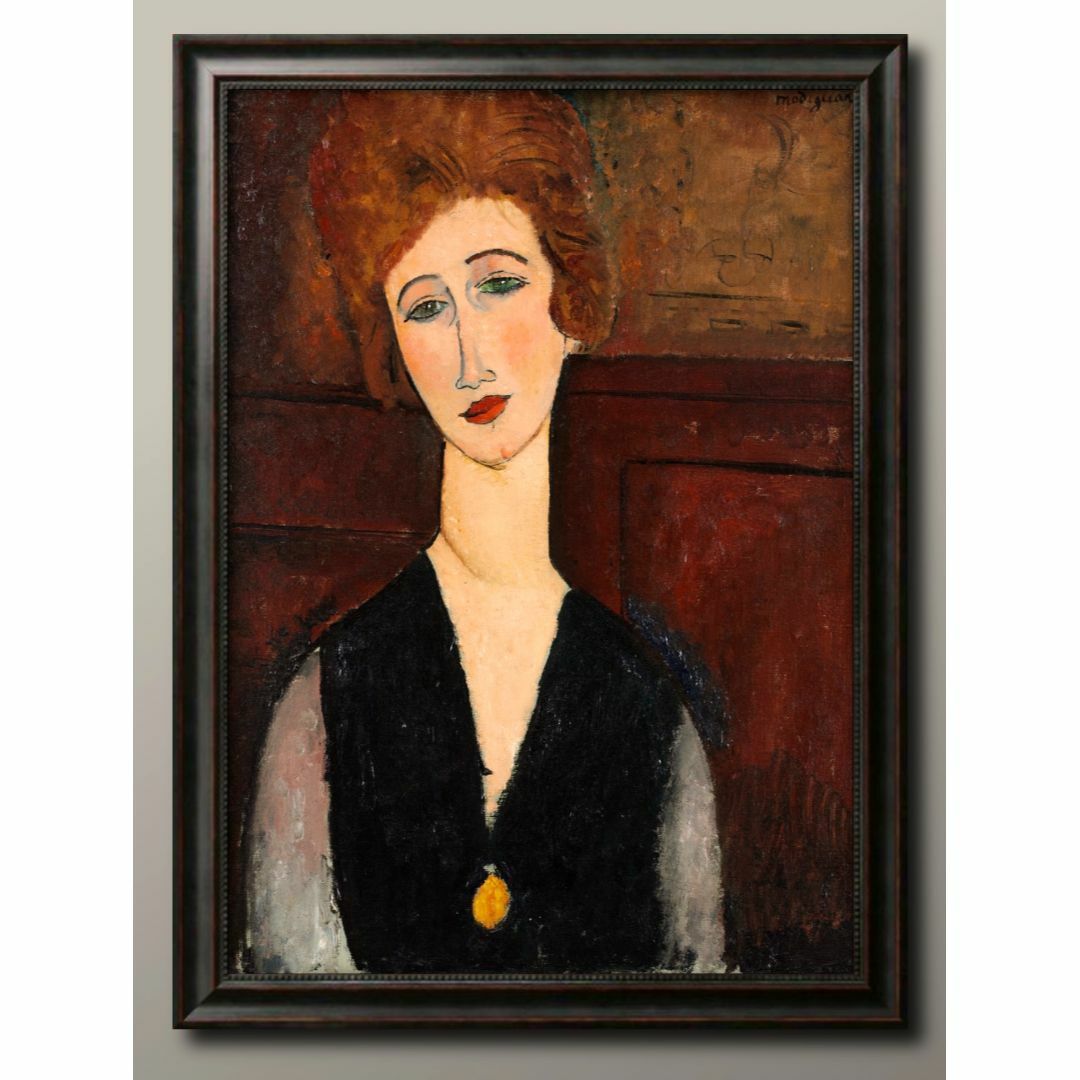 アメデオ・クレメンテ・モディリアーニ　アートポスター 1-0641□ポスター 絵画 A3サイズ 『アメデオ・モディリアーニ