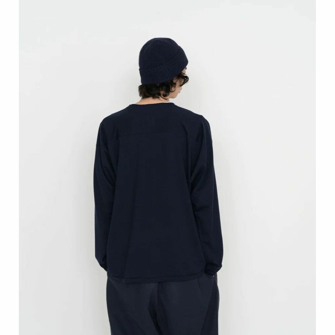 nanamica(ナナミカ)のnanamica ナナミカ Merino Wool Football Shirt メンズのトップス(ニット/セーター)の商品写真