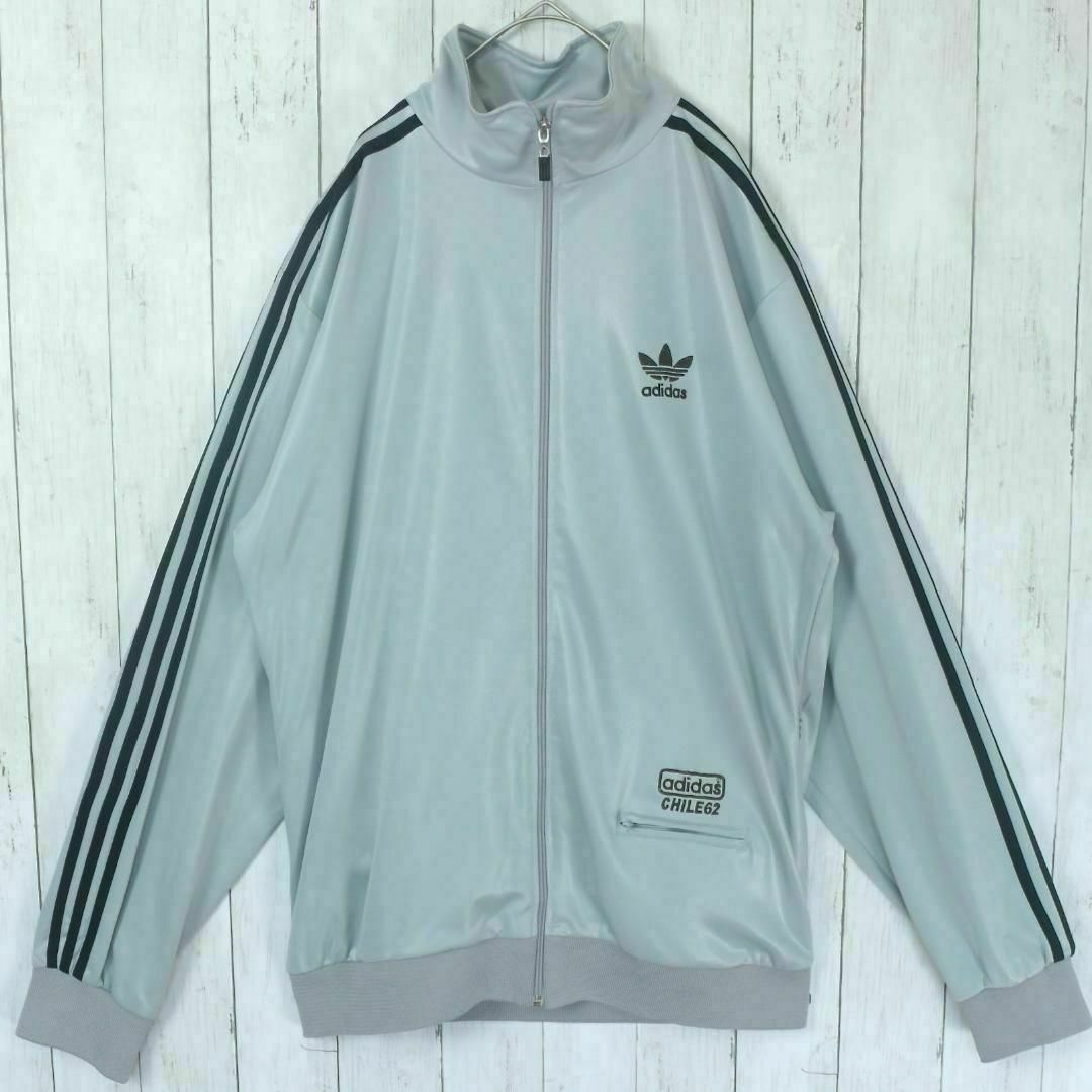 adidas(アディダス)の【希少】アディダス トラックジャケット 3ストライプスブランド CHILE62 メンズのトップス(ジャージ)の商品写真