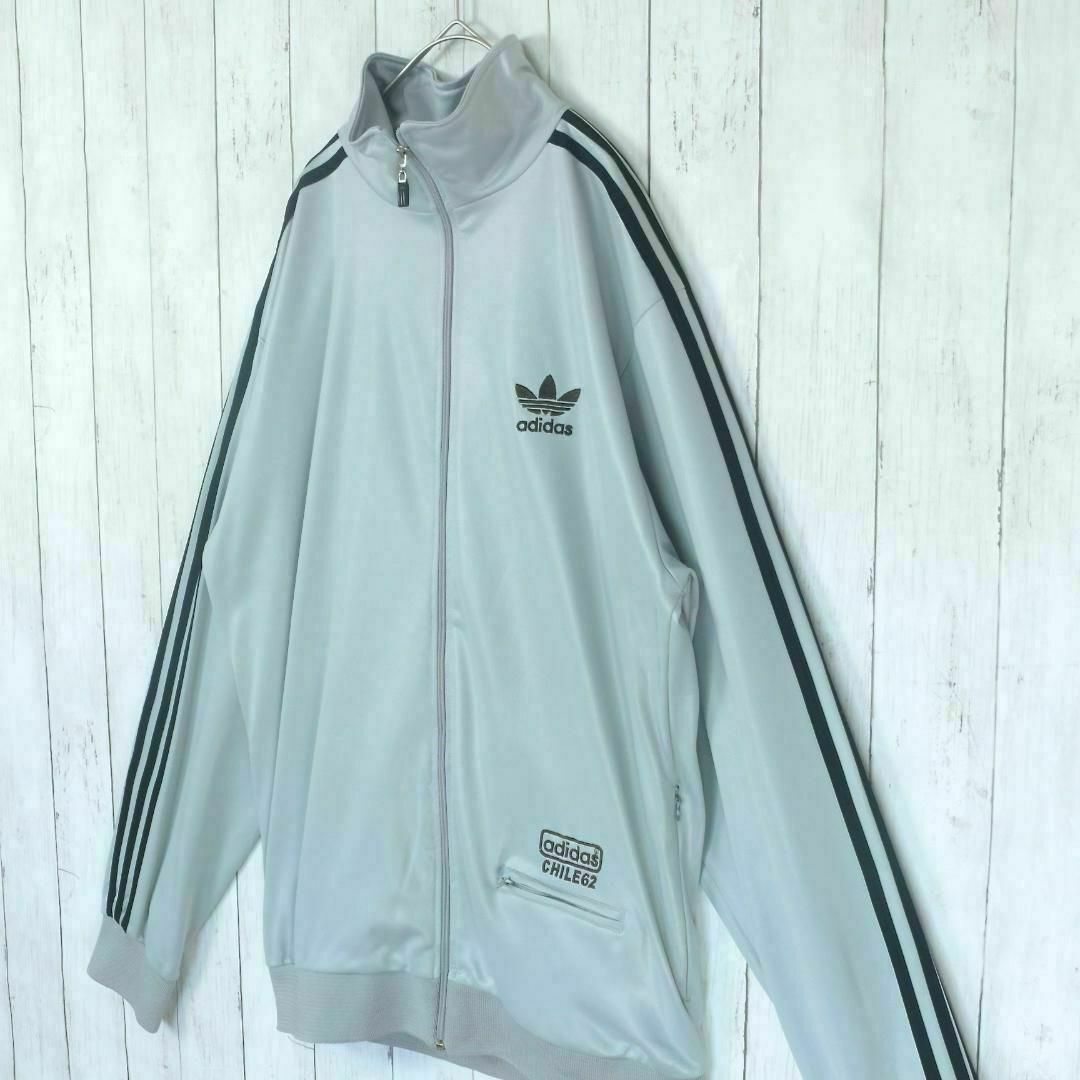 adidas(アディダス)の【希少】アディダス トラックジャケット 3ストライプスブランド CHILE62 メンズのトップス(ジャージ)の商品写真