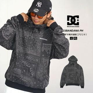 ディーシー(DC)のDC SHOES BANDANA PAISLEY PULLOVER HOODY(パーカー)