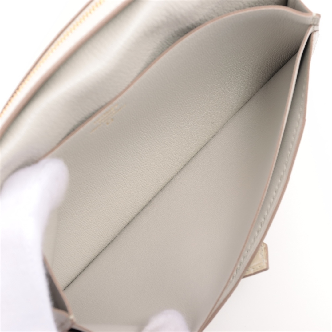 Hermes(エルメス)のエルメス ベアンスフレ アリゲーターマット  ホワイト レディース 長財布 レディースのファッション小物(財布)の商品写真