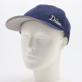 ディオール(Dior)のディオール Diorロゴ コットン×ポリエステル S ブルー レディース(キャップ)