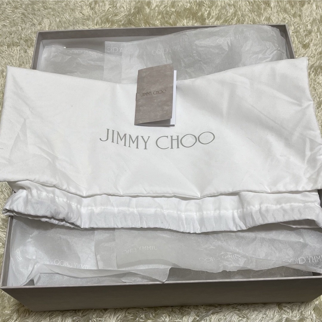 JIMMY CHOO(ジミーチュウ)の✨1度のみ着用✨ジミーチュウ レインブーツ YAEL FLAT 38 2022年 レディースの靴/シューズ(レインブーツ/長靴)の商品写真