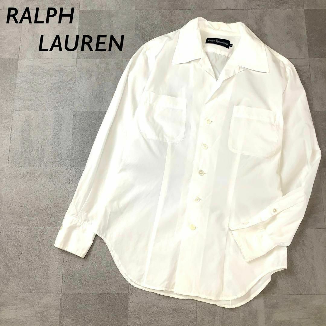 Ralph Lauren(ラルフローレン)のRALPH LAUREN ラルフローレン スキッパーシャツ ホワイト レディースのトップス(シャツ/ブラウス(長袖/七分))の商品写真