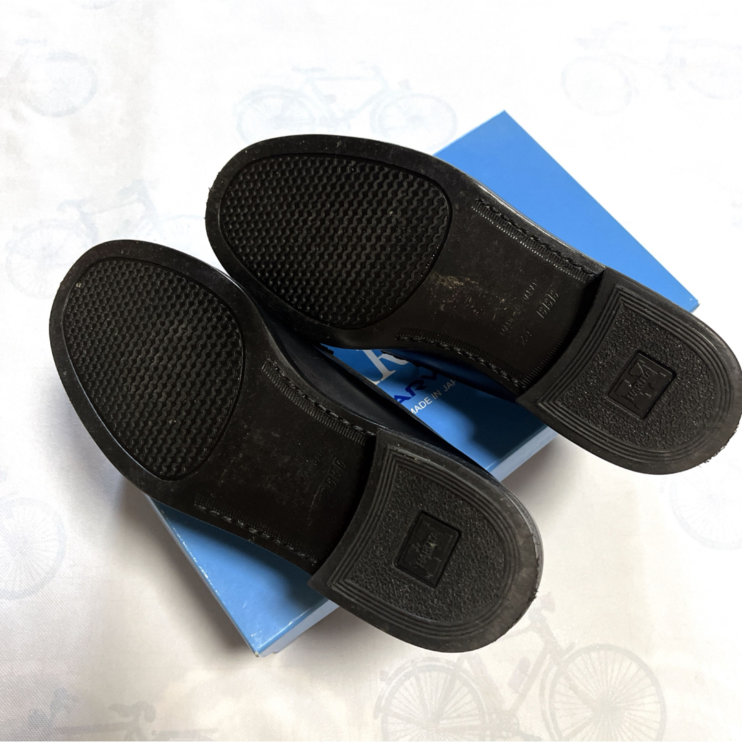HARUTA(ハルタ)のHARUTAローファー　黒　サイズ24.5㎝　EEE レディースの靴/シューズ(ローファー/革靴)の商品写真