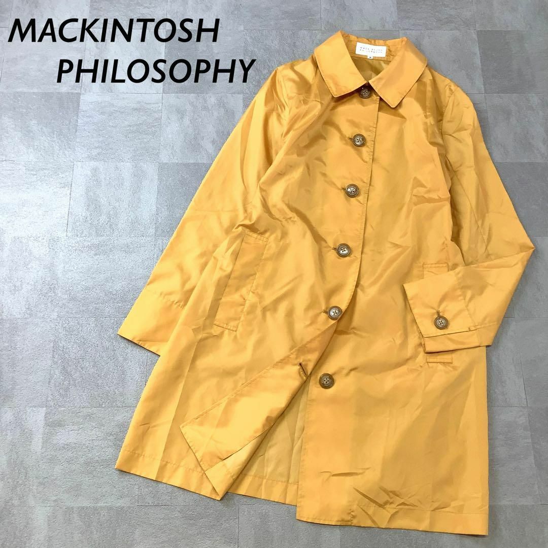 MACKINTOSH PHILOSOPHY(マッキントッシュフィロソフィー)の美品 MACKINTOSH PHILOSOPHY スプリングコート マスタード レディースのジャケット/アウター(スプリングコート)の商品写真