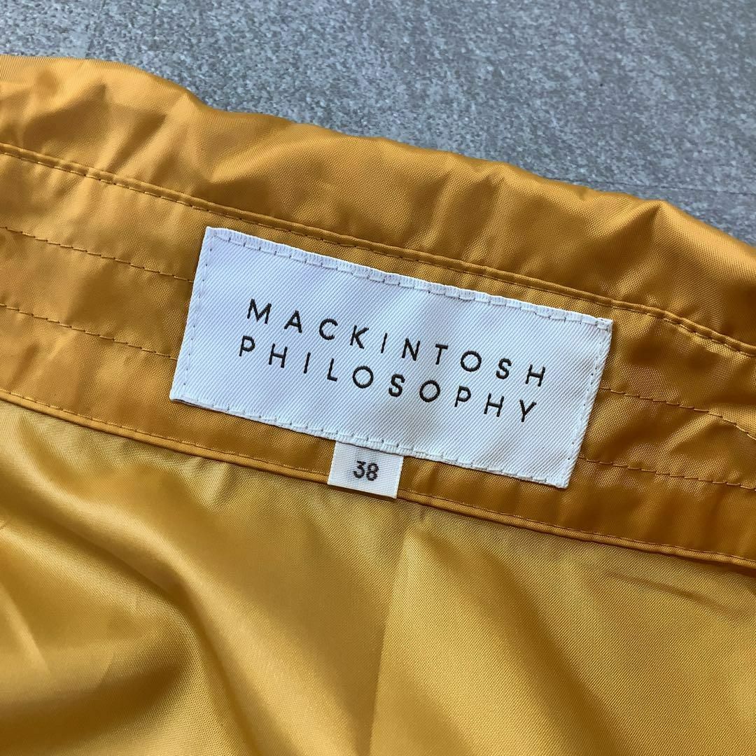 MACKINTOSH PHILOSOPHY(マッキントッシュフィロソフィー)の美品 MACKINTOSH PHILOSOPHY スプリングコート マスタード レディースのジャケット/アウター(スプリングコート)の商品写真