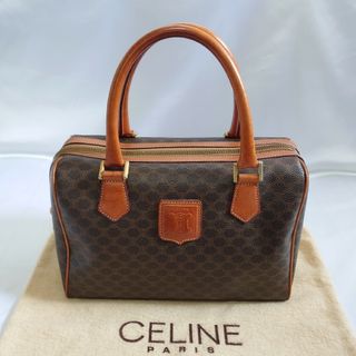 セリーヌ(celine)の美品 CELINE マカダム柄 ミニハンドバッグ(ハンドバッグ)