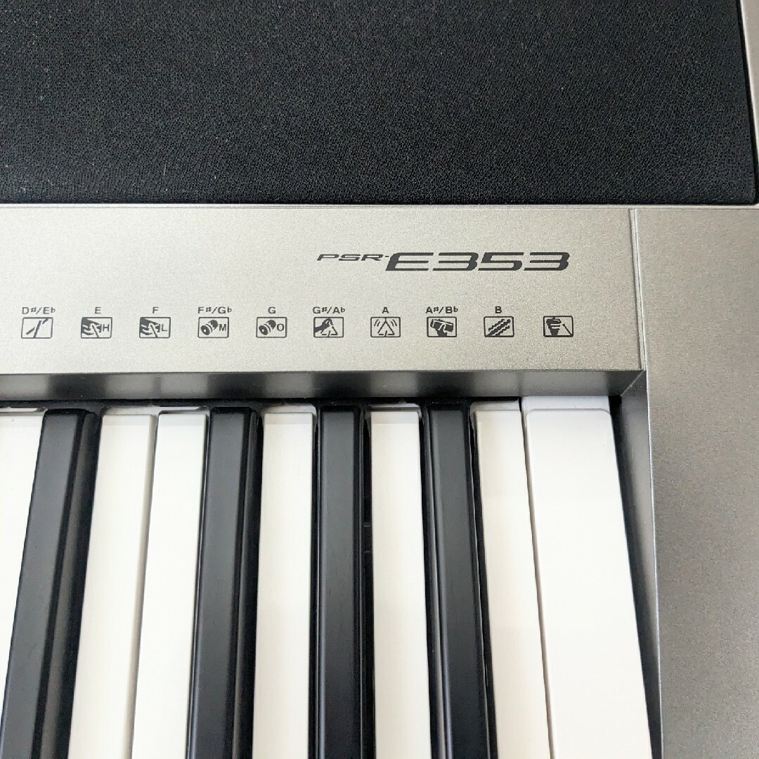 販促品製作 YAMAHA　PSR-E353　ポータトーン　61鍵盤　ピアノ