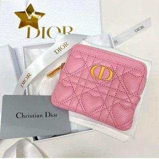 ディオール(Dior)の完売★DIOR CARO LAVENDER ハート　カナージュ　ウォレット(財布)