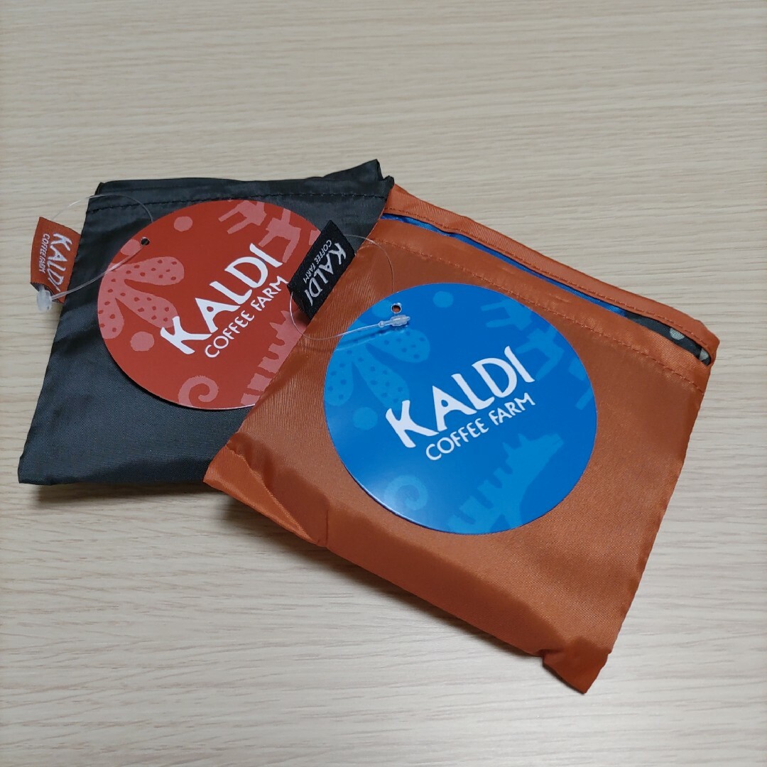 KALDI(カルディ)のカルディ　エコバッグ　2個セット エンタメ/ホビーのコレクション(ノベルティグッズ)の商品写真