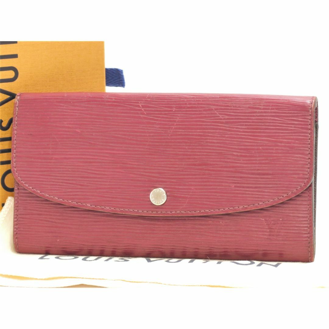 LOUIS VUITTON(ルイヴィトン)のルイヴィトン　エピ　ポルトフォイユ・エミリ　長財布　赤紫系　M60851 レディースのファッション小物(財布)の商品写真