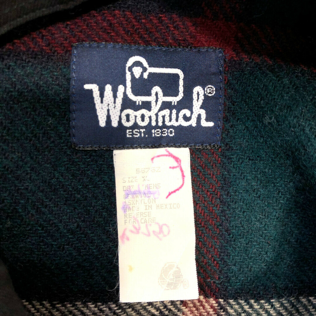 WOOLRICH(ウールリッチ)の80年代 WOOLRICH ウールリッチ ウール チェック ネルシャツ トップス アメカジ カジュアル マルチカラー (メンズ XL) 中古 古着 P5970 メンズのトップス(シャツ)の商品写真