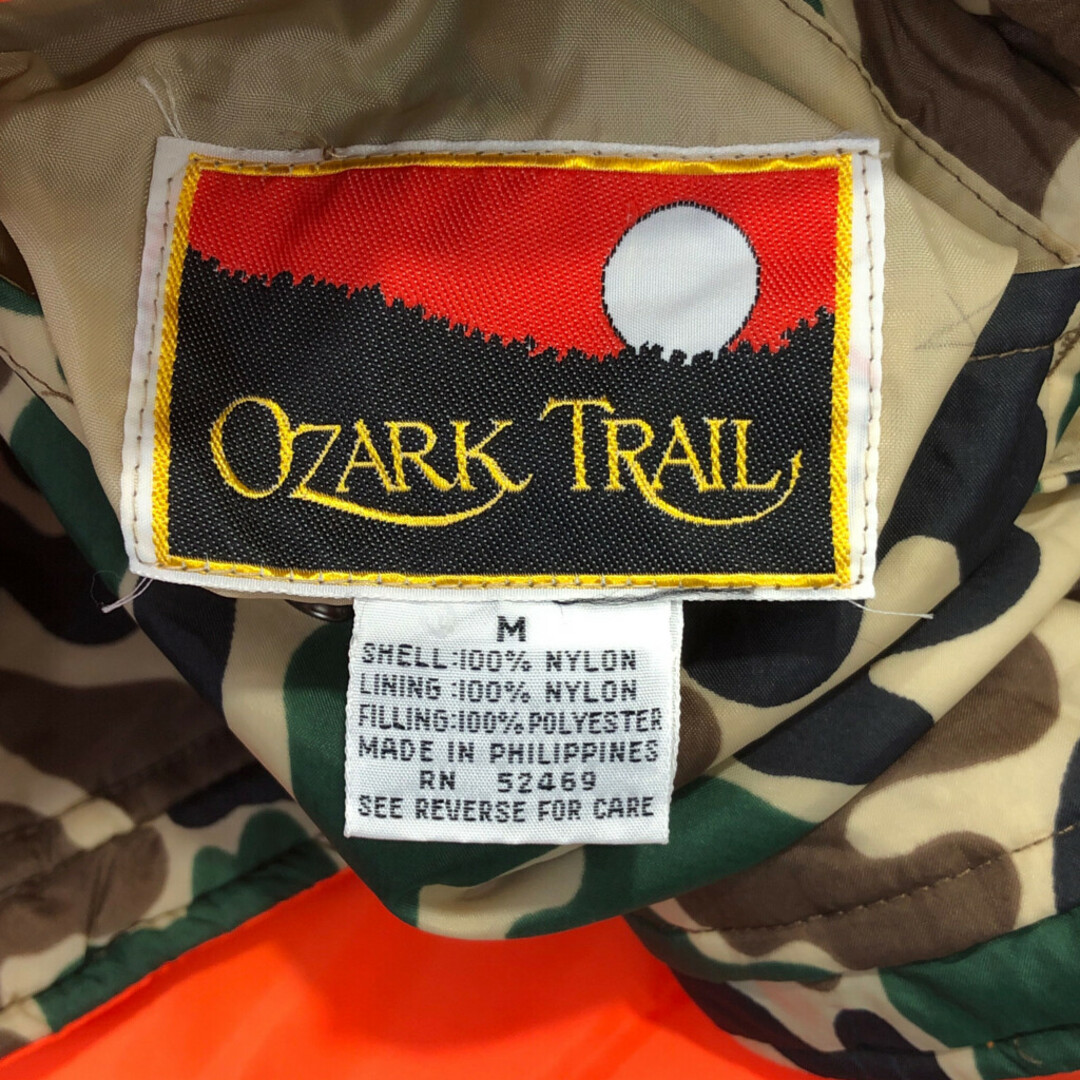 2000年代～ OZARK TRAIL ナイロン 中綿 リバーシブル ベスト アウトドア ダックハンターカモ マルチカラー (メンズ M) 中古 古着 P5979 メンズのトップス(ベスト)の商品写真