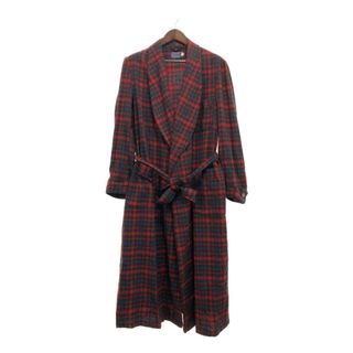 ペンドルトン(PENDLETON)の40年代 USA製 PENDLETON ペンドルトン ウール チェック ガウン ヴィンテージ カジュアル レッド (メンズ L) 中古 古着 P6020(その他)