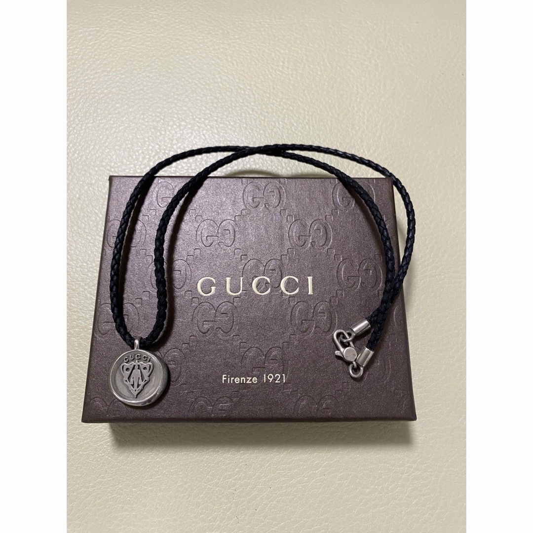 GUCCI グッチ コインネックレス レザー | フリマアプリ ラクマ