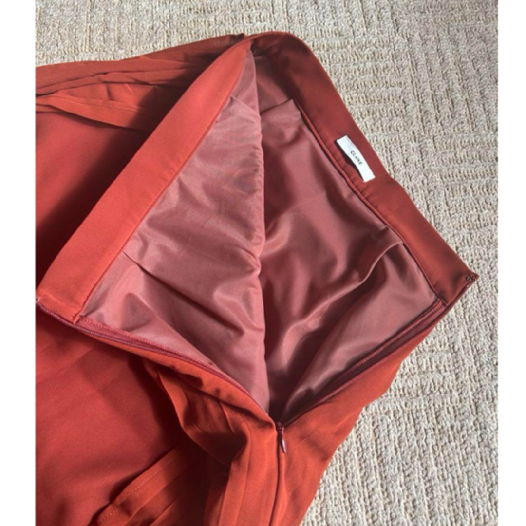 CLANE(クラネ)のCLANE レイヤードロングプリーツスカート レディースのスカート(ひざ丈スカート)の商品写真