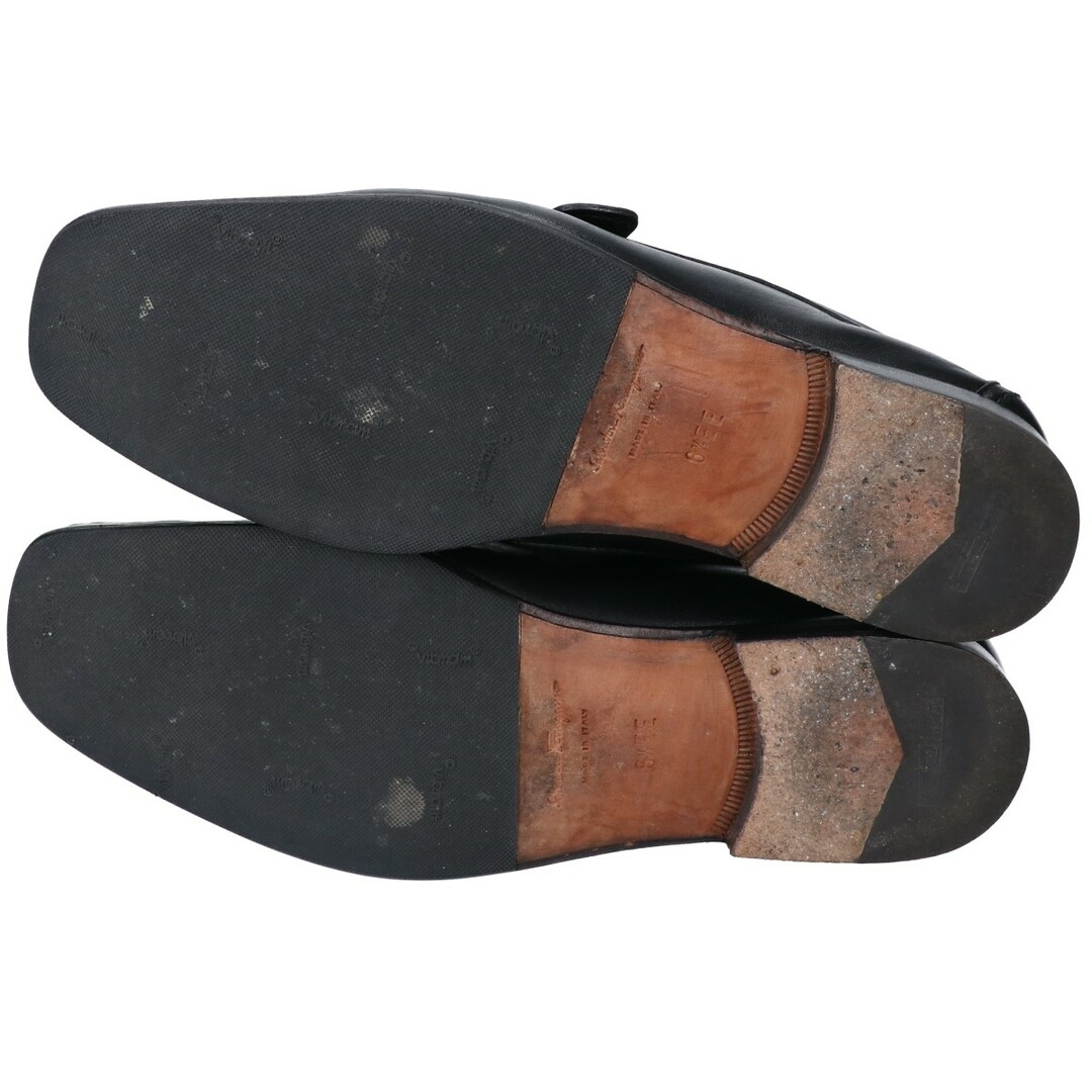 Salvatore Ferragamo(サルヴァトーレフェラガモ)のサルヴァトーレフェラガモ スクエアトゥ シングルモンクストラップ ローファー/ 6 1/2 メンズの靴/シューズ(その他)の商品写真